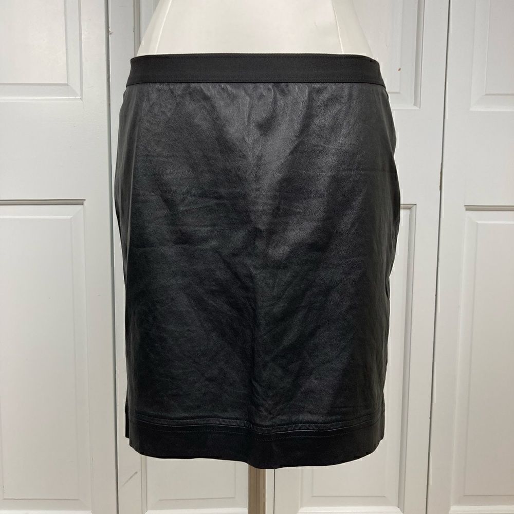 Helmut Lang Lamb Leather Skirt